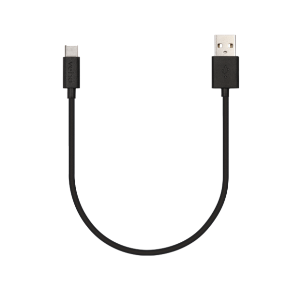 Câble de charge et de synchronisation Veho USB-A vers USB-C™ (0,2 m)