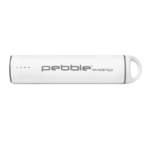 Pebble Ministick tragbare Batterie - Weiß