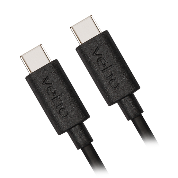 Veho USB-C™ zu USB-C™ Kabel und Synchronisationskabel (1m)