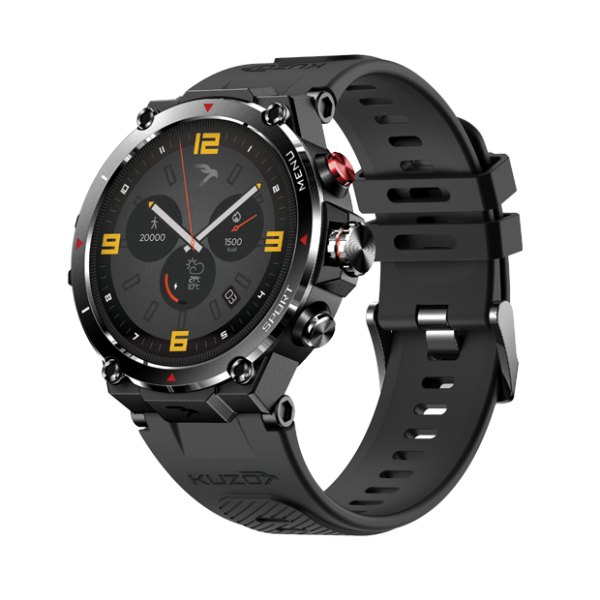 Kuzo II FS-2 Sport-Smartwatch mit GPS - Schwarz