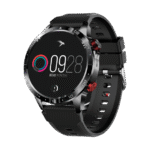 Kuzo Pro Montre intelligente de sport avec GPS - Noir